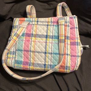 Vera Bradley pastel plaid handbag